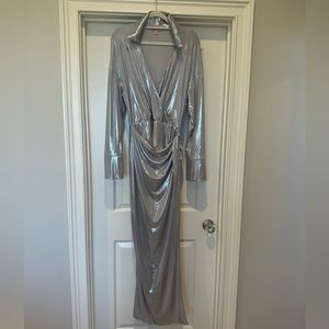 Show Me Your Mumu Clara Collared Maxi Dress